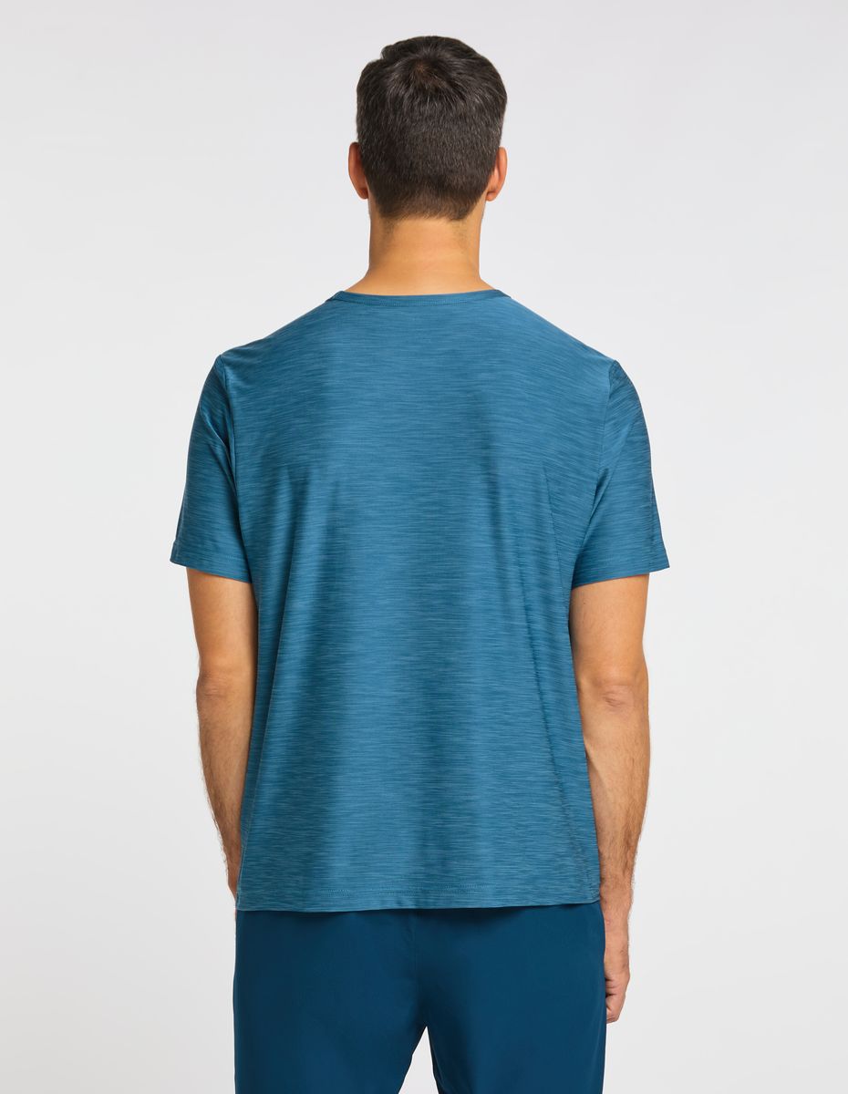 Feuchtigkeitstransportierendes Melange Sport T-Shirt