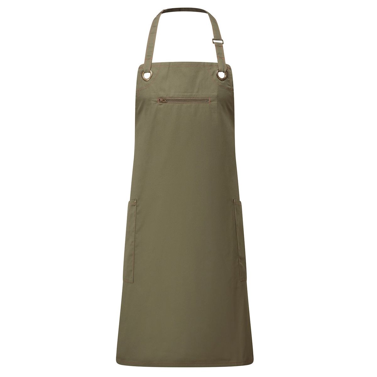 Unisex Nachhaltige Vollschürze Olive