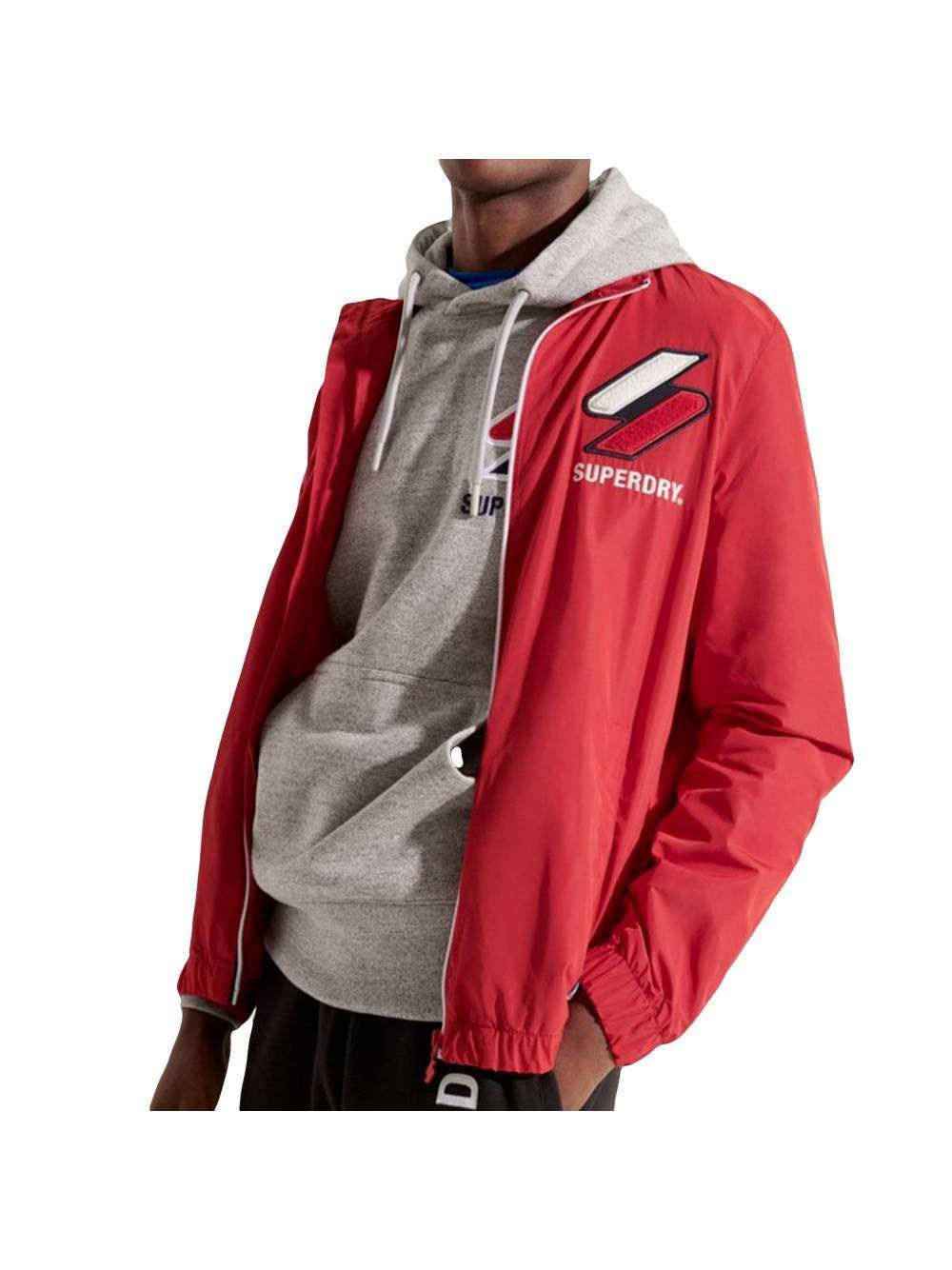 Rote, leichte Herren Track Jacke