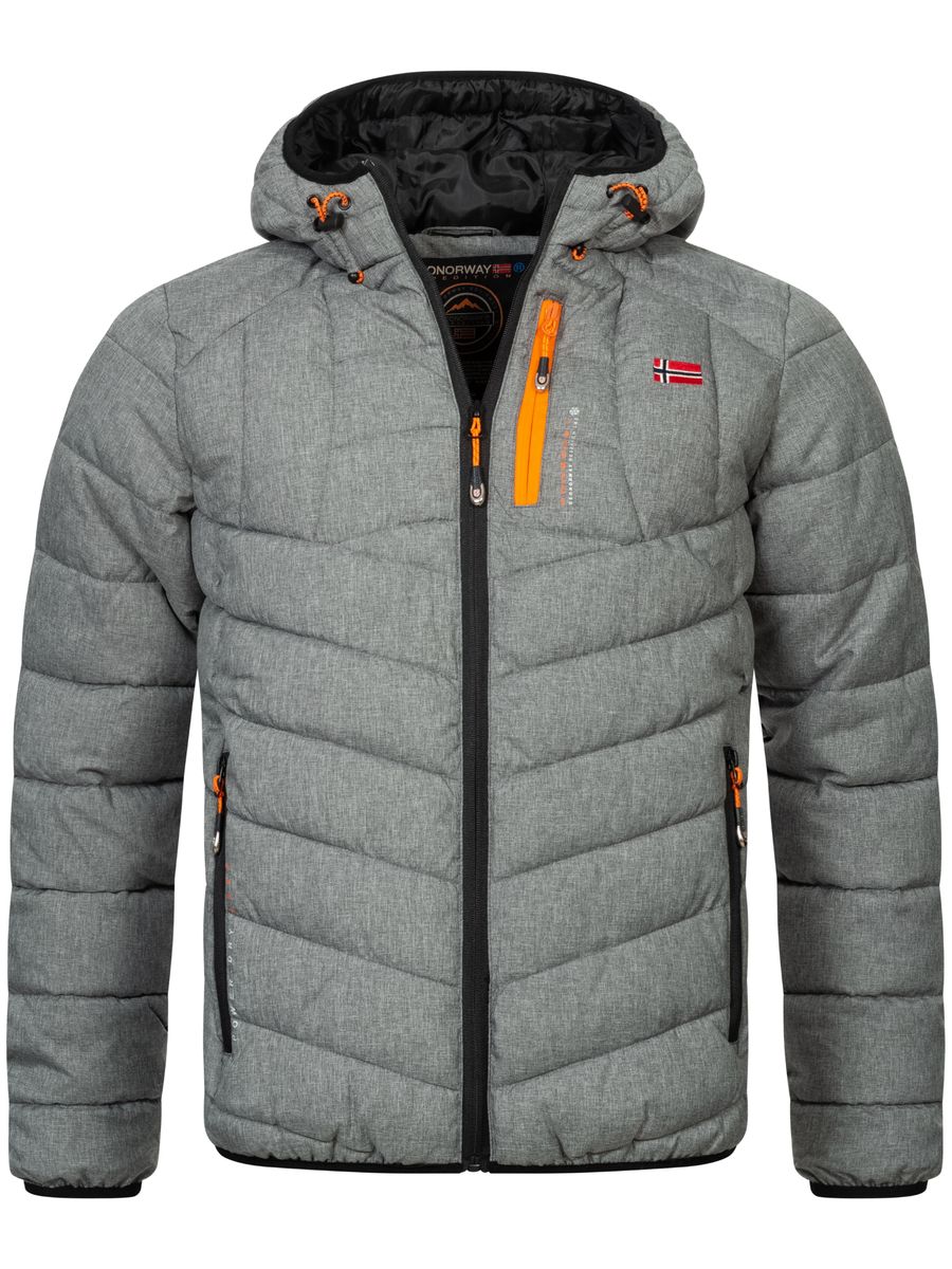 Herren Steppjacke mit Kapuze