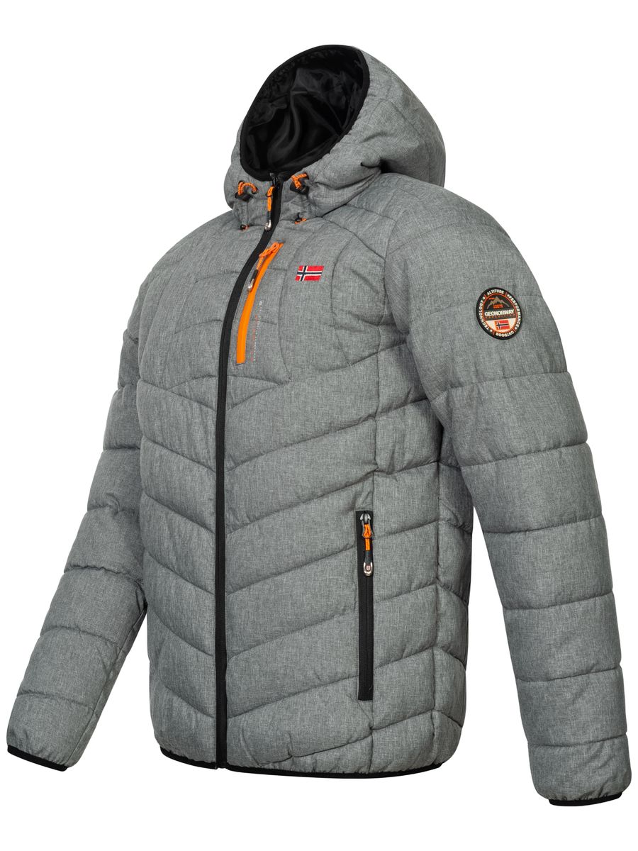 Gesteppte Outdoorjacke mit Kapuze