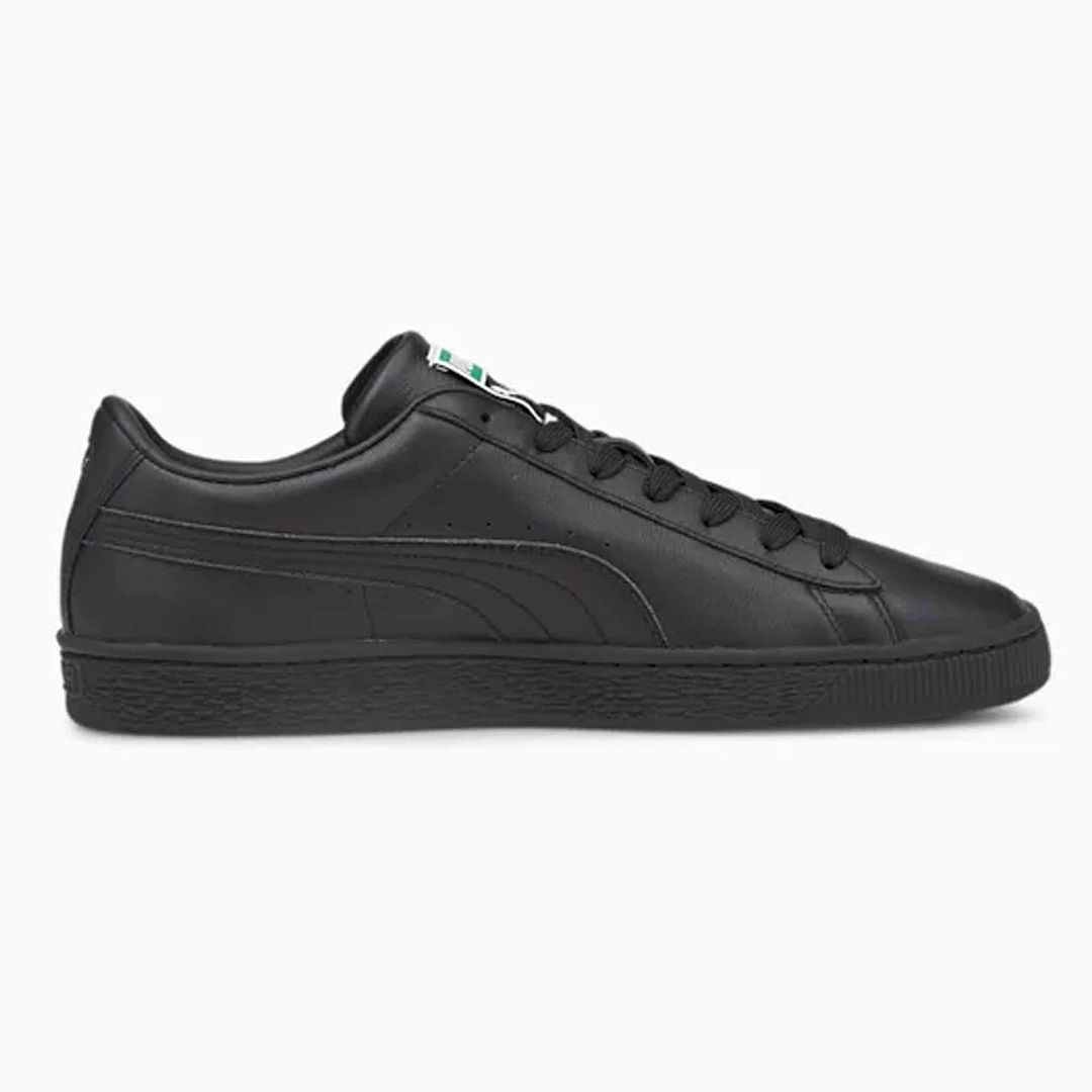 Klassische minimalistische Leder-Low-Tops