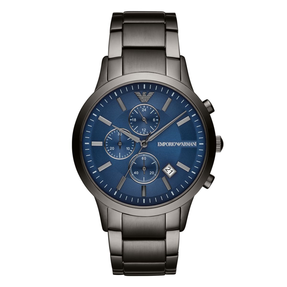 Moderner Chronograph in Gunmetal-Optik