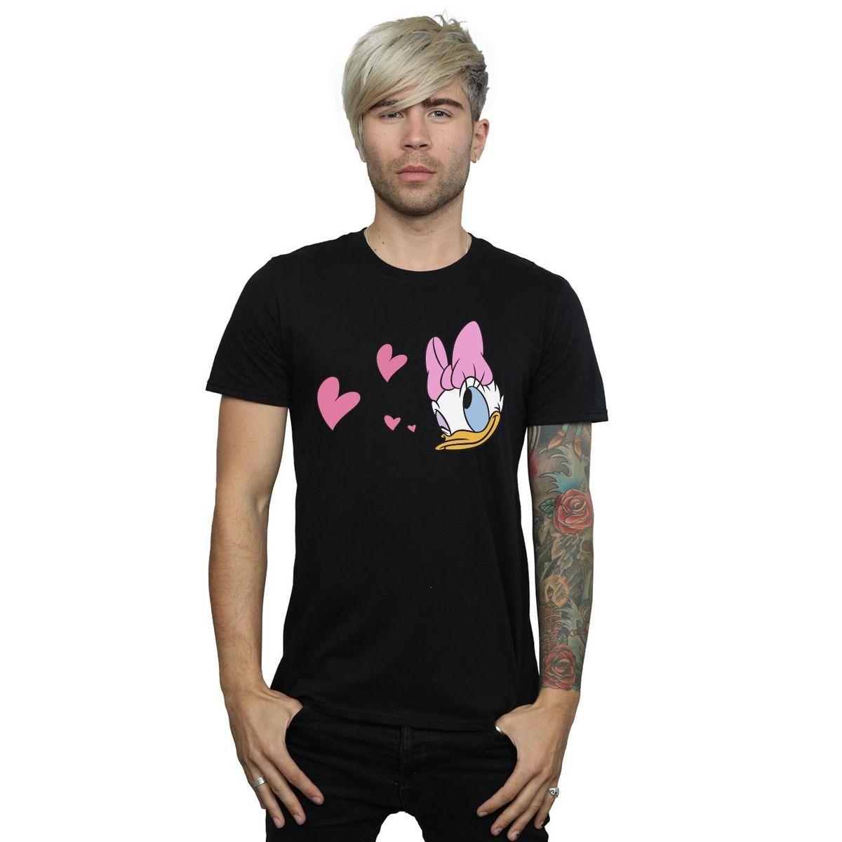 Daisy Duck Kisses Grafik-T-Shirt