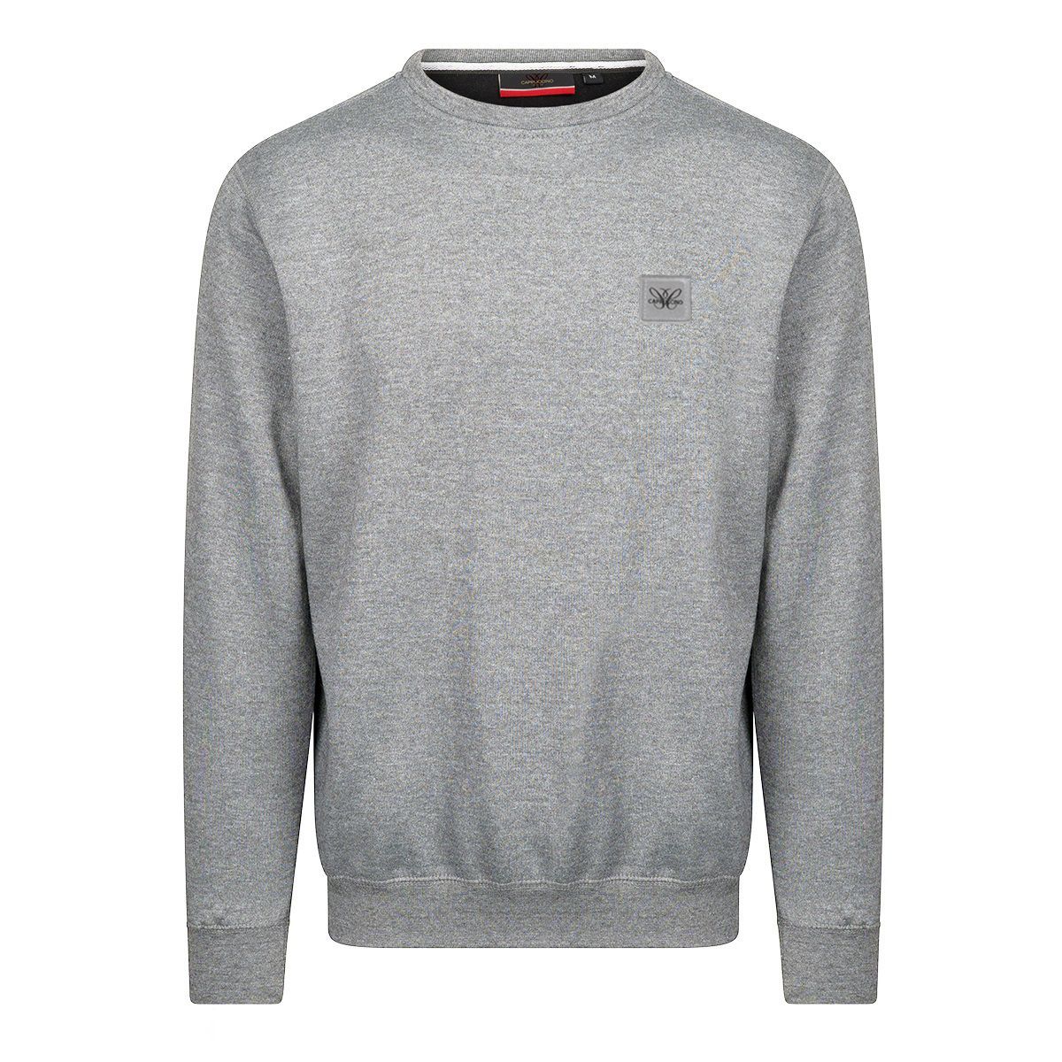 Klassisches graues Sweatshirt aus Baumwollmischung
