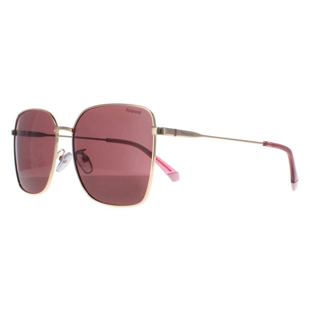 Polarisierte Oversize-Sonnenbrille in Quadratform