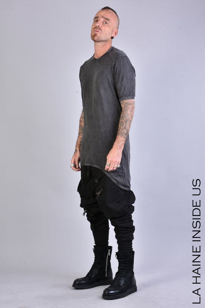 Asymmetrisches Longline Jersey-Design