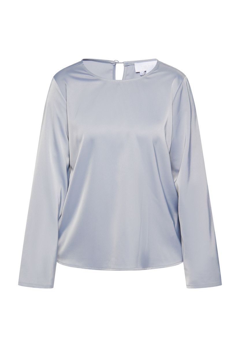 Elegante Langarm Bluse aus Seide
