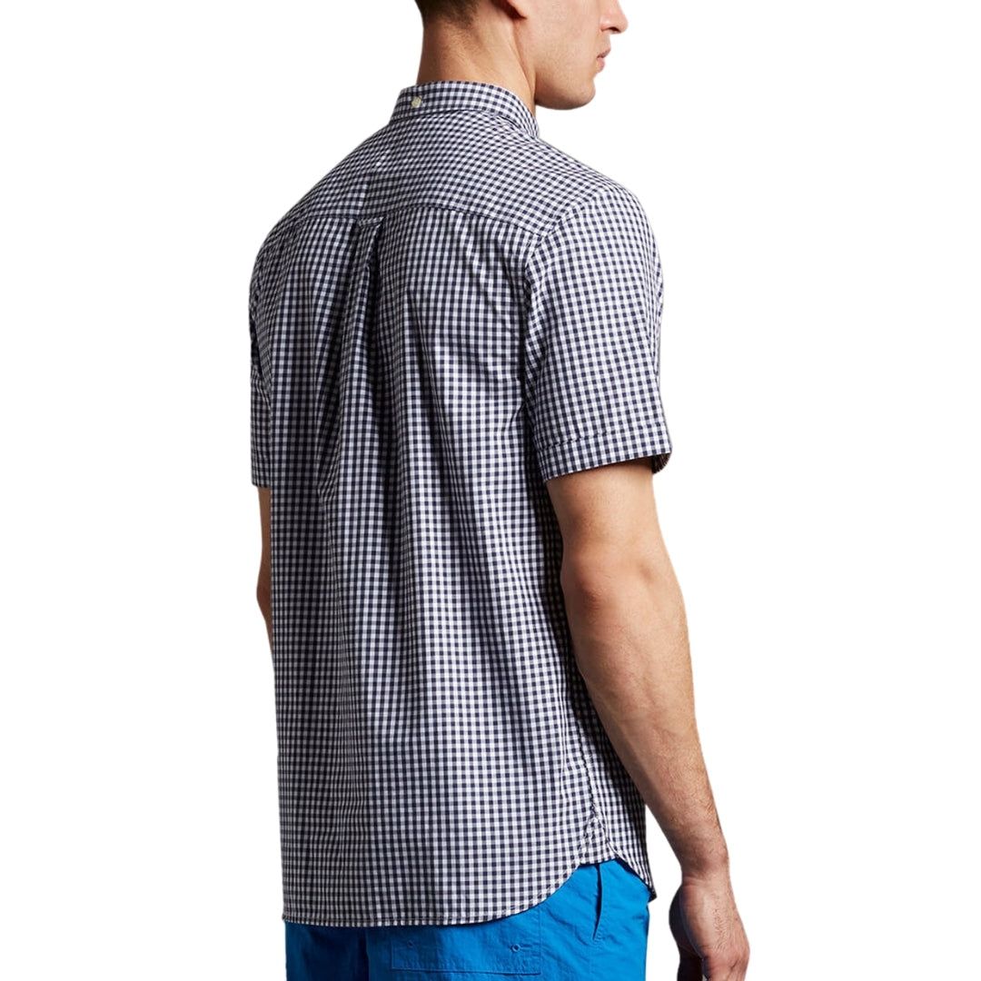 Klassisches Kurzarm-Gingham-Hemd