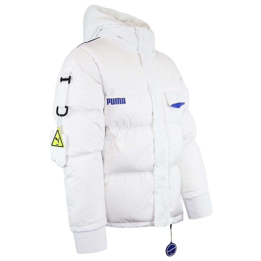 Technische Hochhals-Pufferjacke