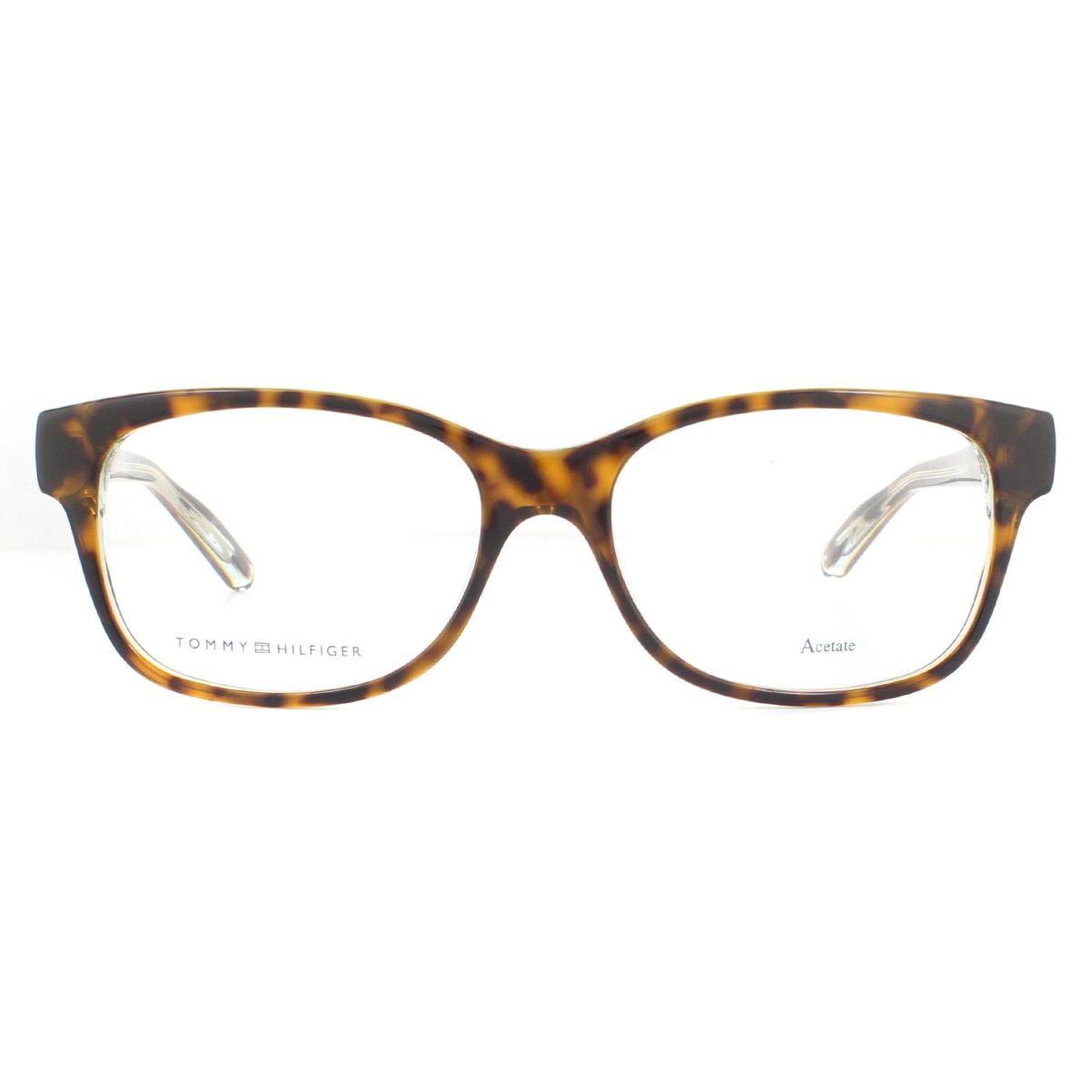 Klassische Rechteckige Schildpatt Brille