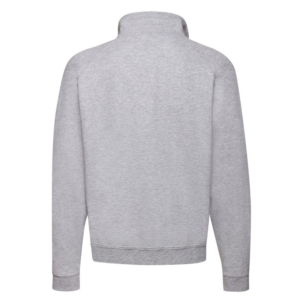 Klassisches Raglan-Sweatshirt mit Reißverschluss