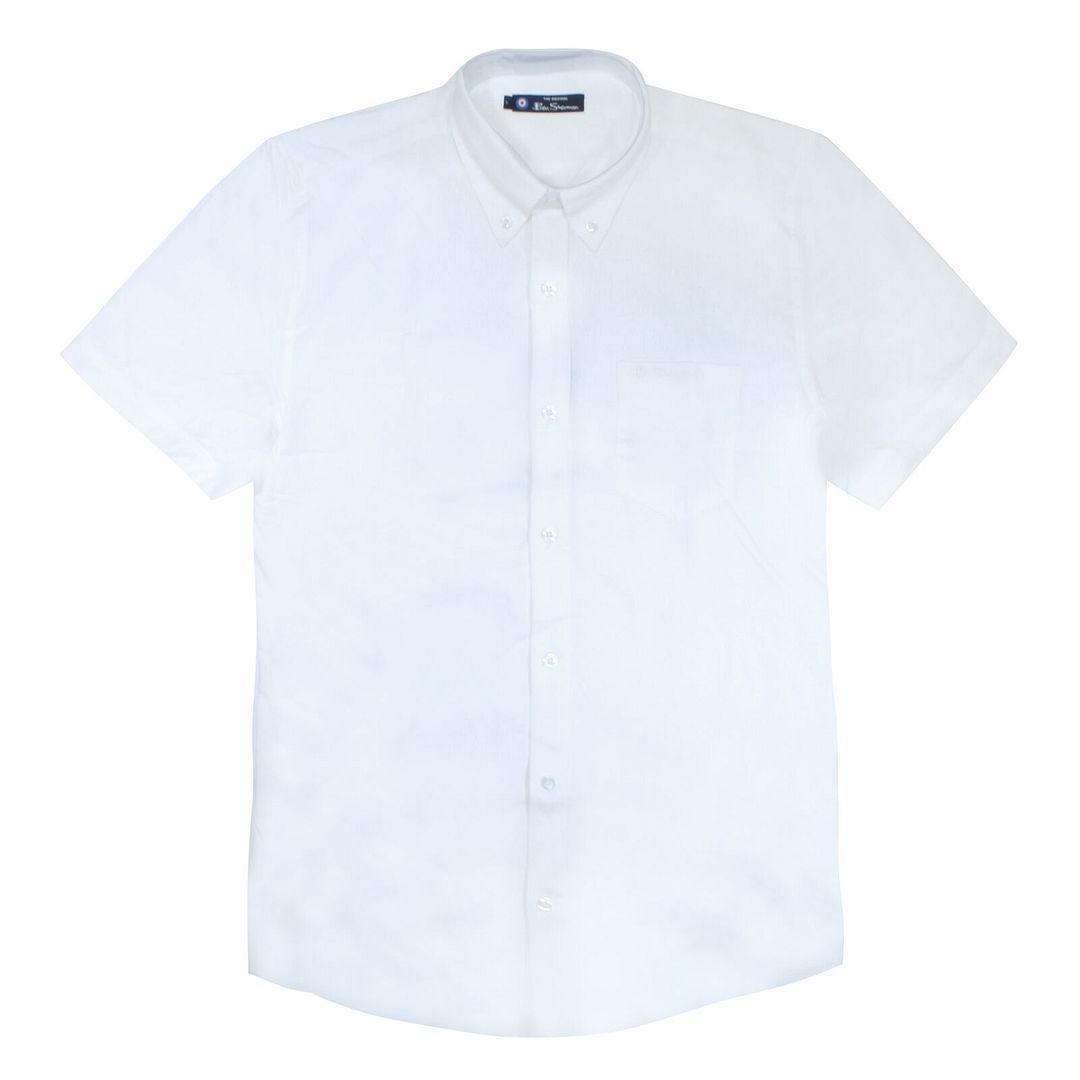 Herren Kurzarm Button-Down Hemd
