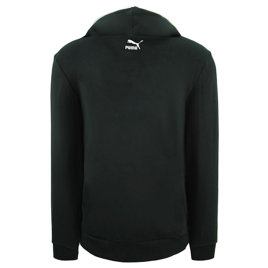 Kapuzenpullover mit floralem Grafiklogo
