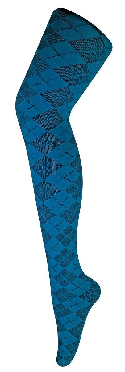 Sock Snob - Farbige 80 Denier blickdichte Damenstrumpfhose - Argyle