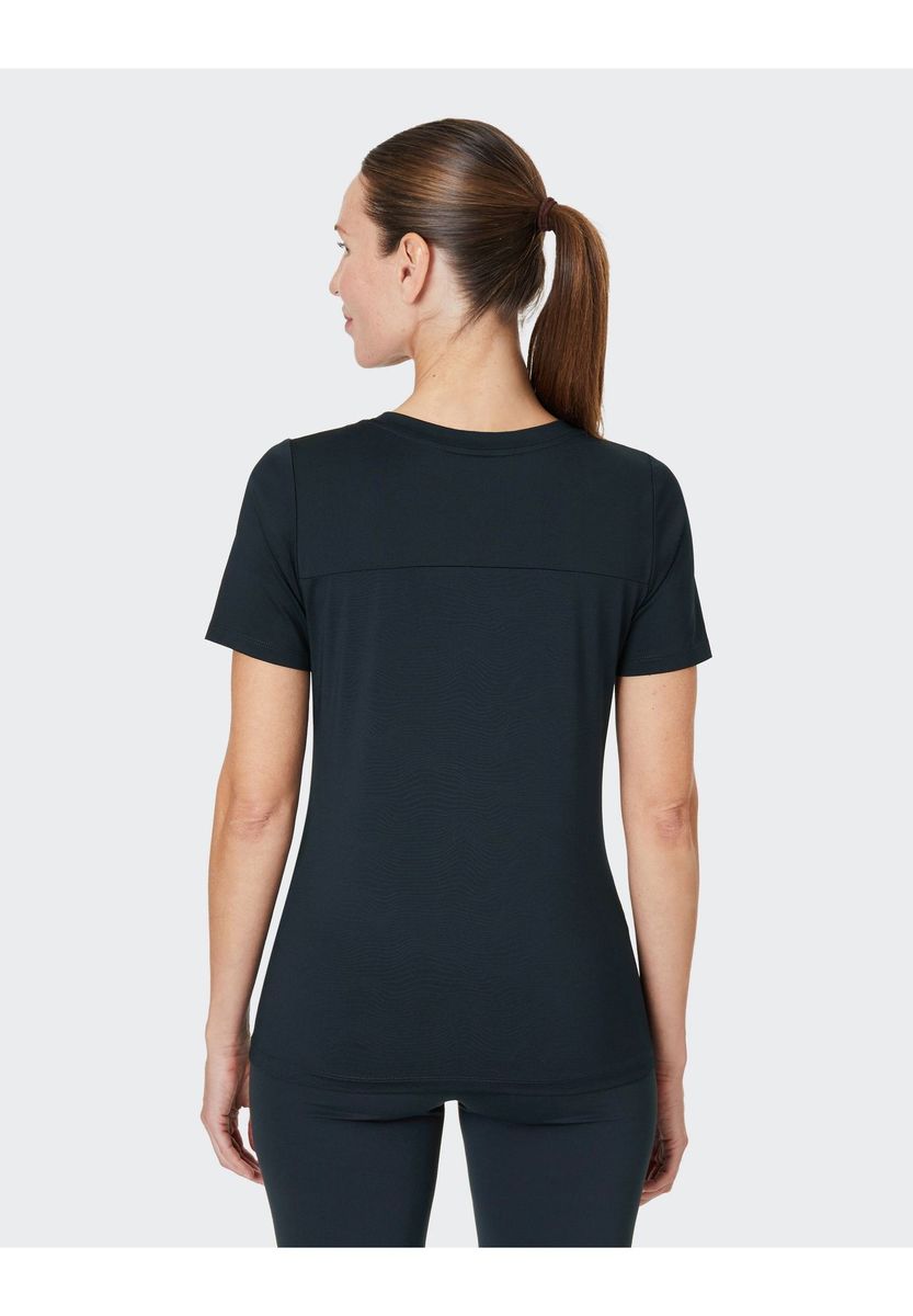 Damen Stretch Komfort T-Shirt mit V-Ausschnitt