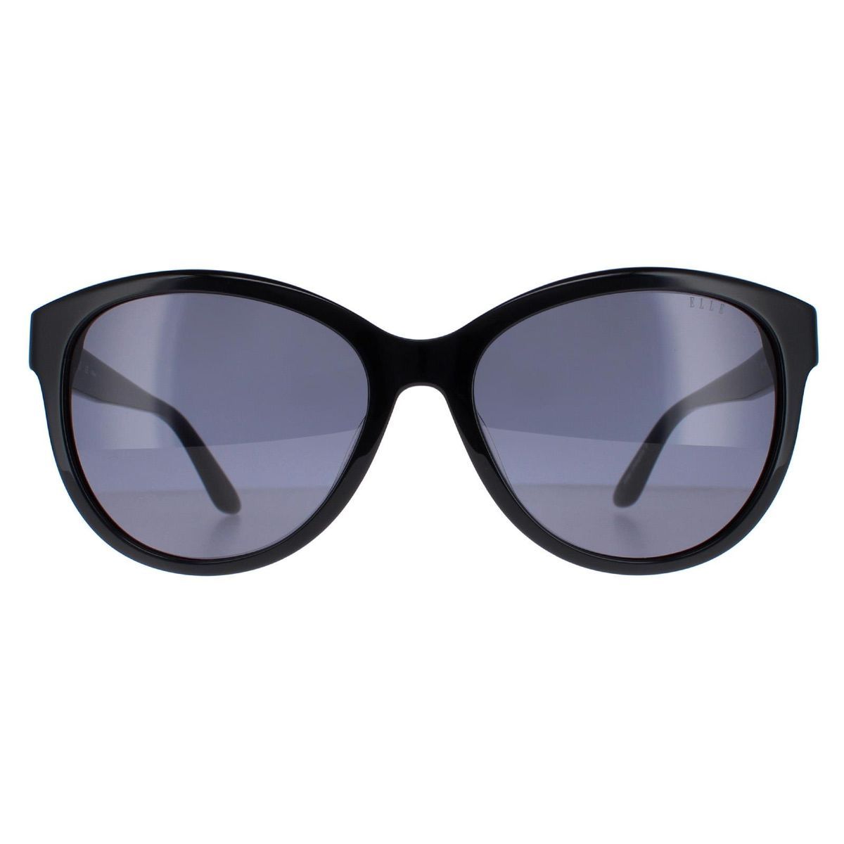 Katzenaugen-Sonnenbrille in Schwarz und Grau