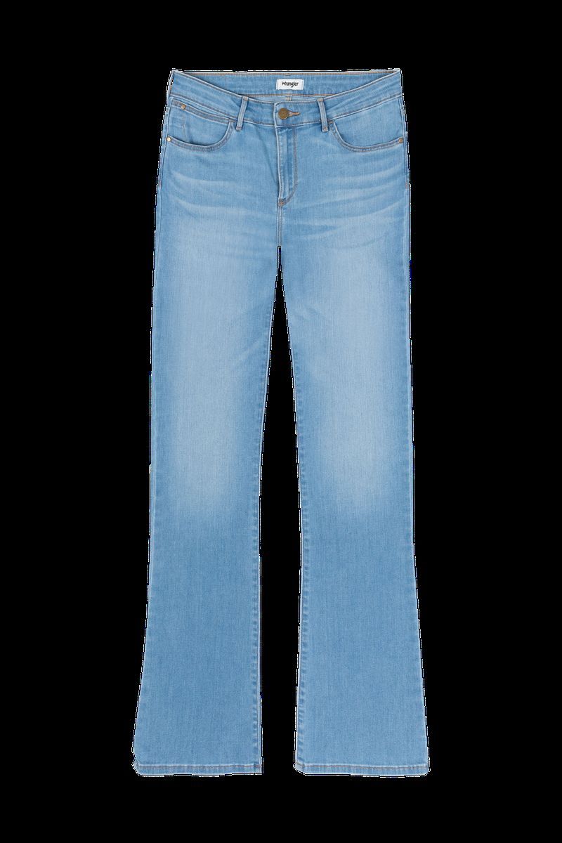 Bootcut Jeans in heller Waschung