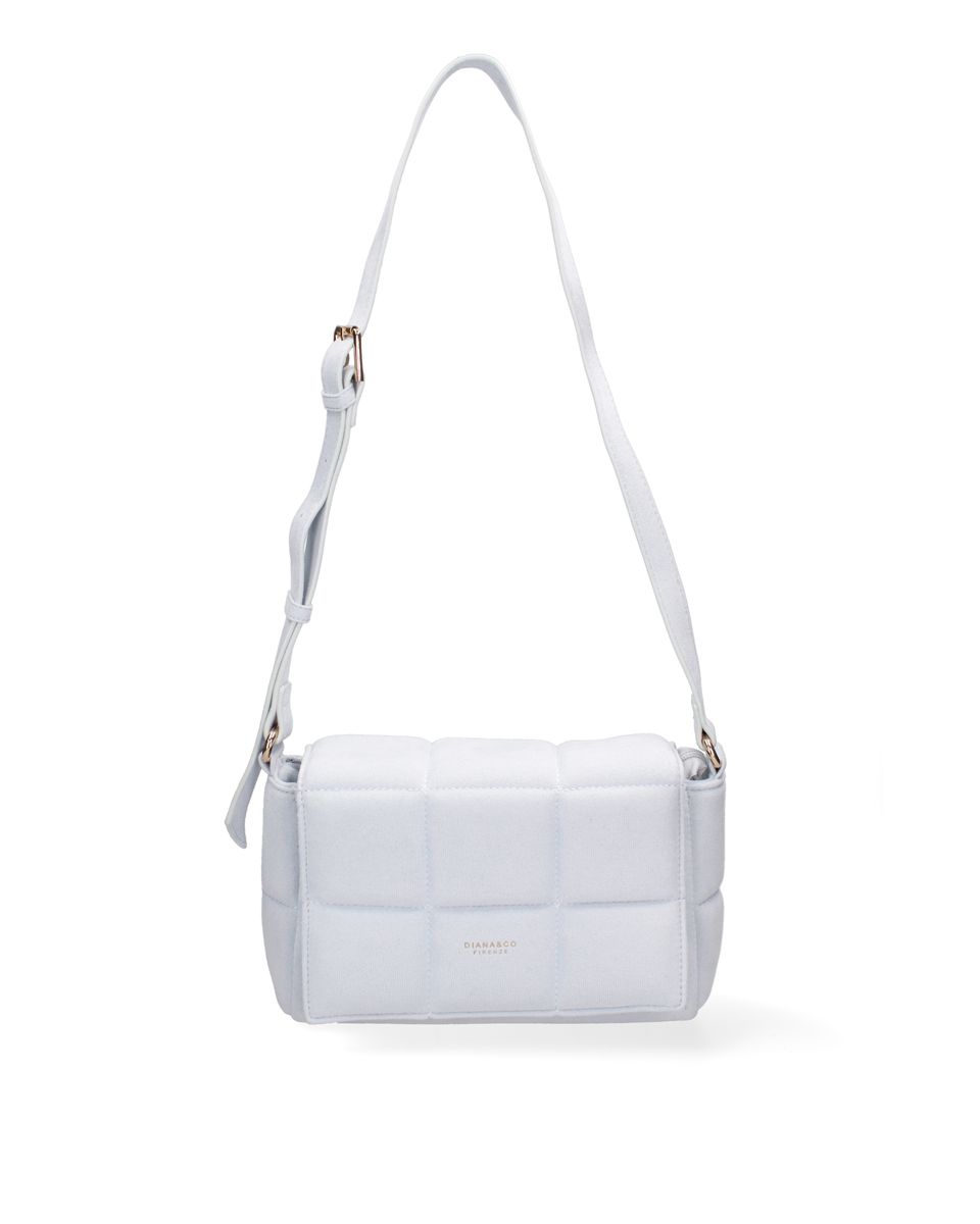 Gesteppte Schultertasche mit verstellbarem Riemen