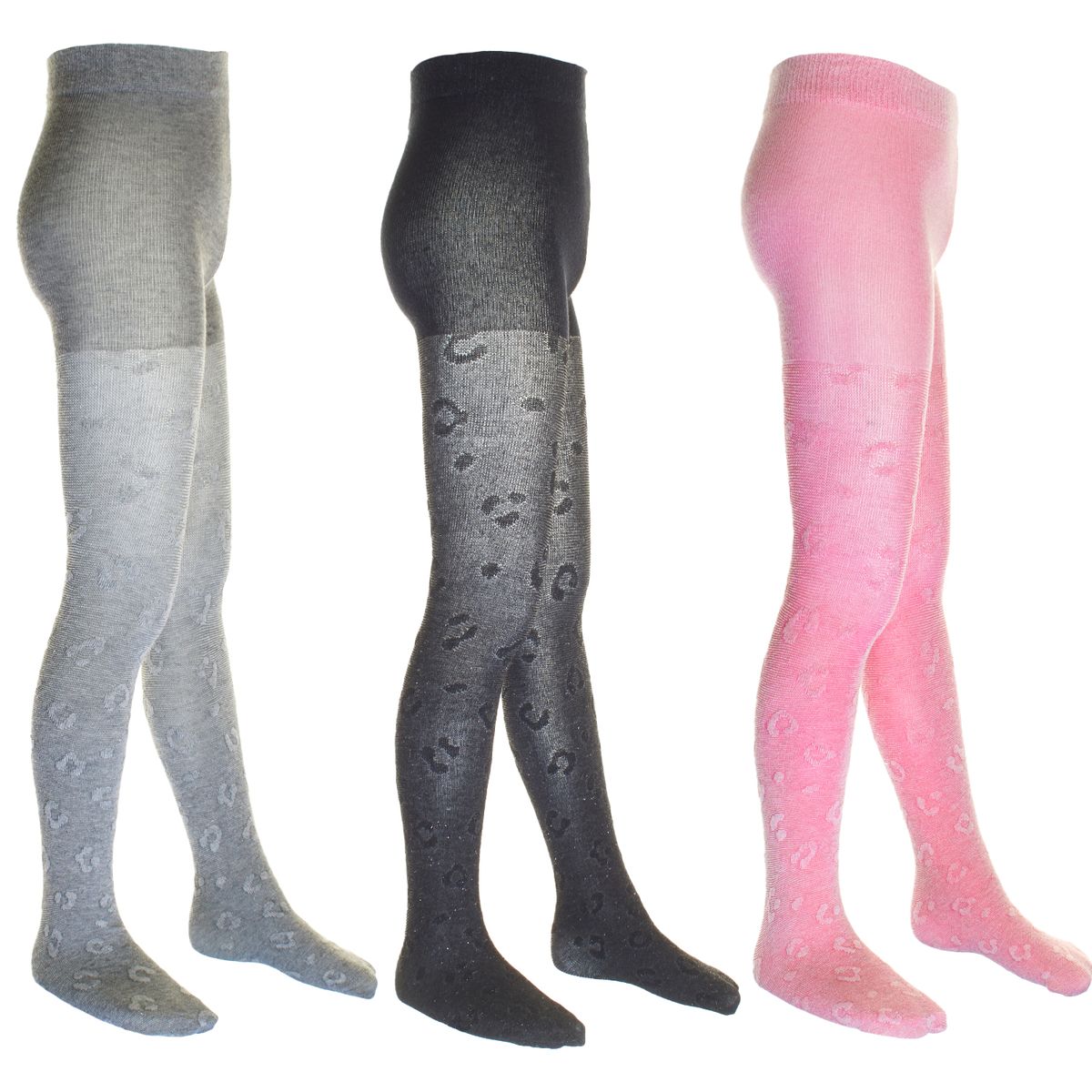 Musterstrumpfhose für Mädchen Multipack