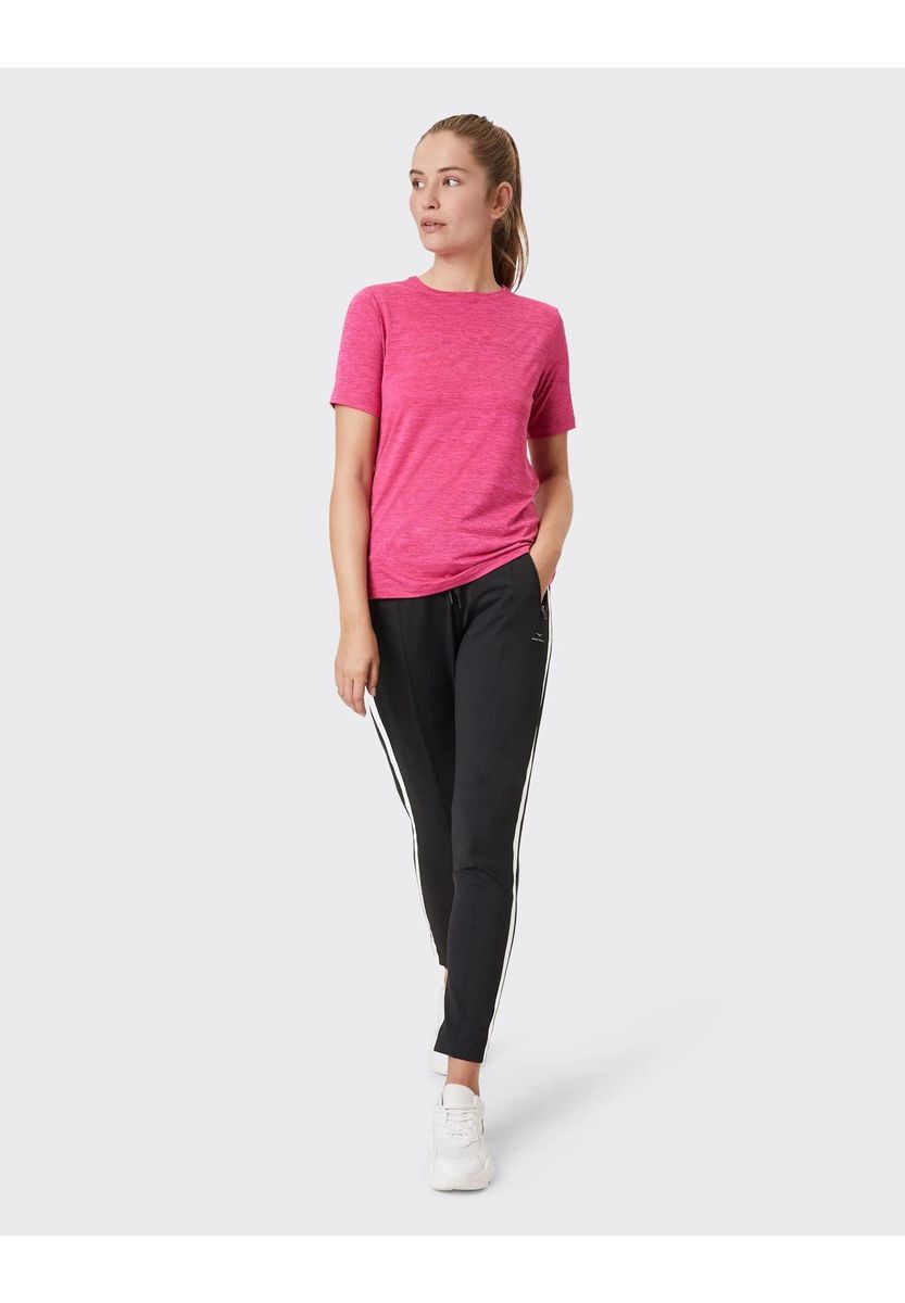 Schwarze, schmal geschnittene Trainingshose für Damen