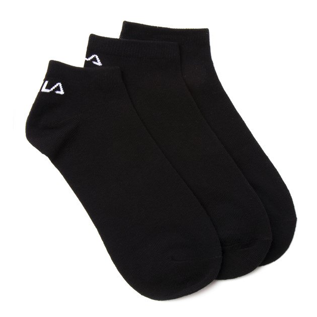 Schwarze kurze Trainingssocken Dreierpack