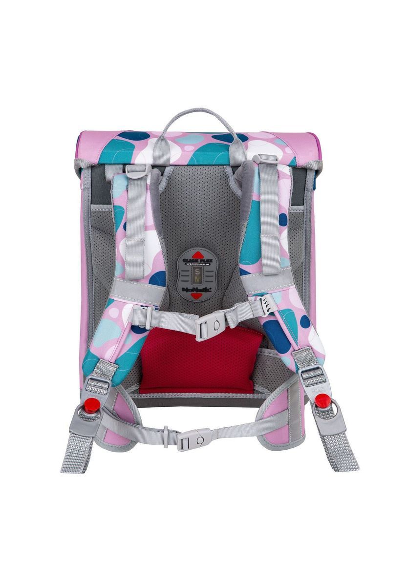 Gemustertes Schulrucksack-Set mit Zubehör