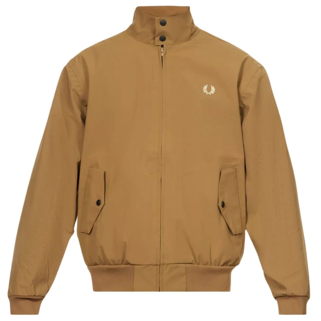 Klassische Harrington Jacke mit Logo
