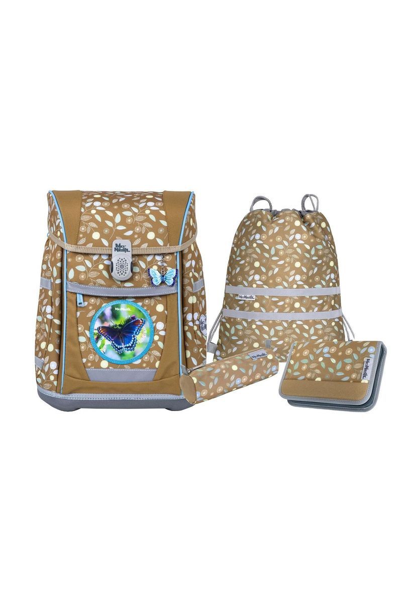 Kinder Beige Schulrucksack Set