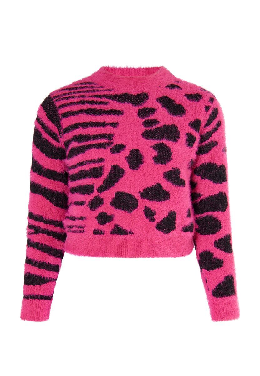 Mymo Strickpullover Mädchen (Kids) Rosa