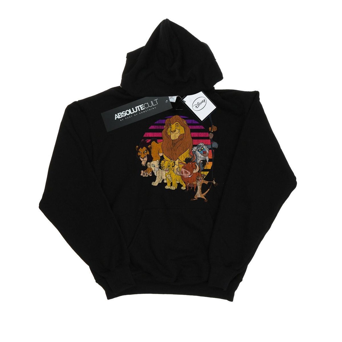 Disney - "The Lion King Pride Family" Kapuzenpullover für Herren (Schwarz)