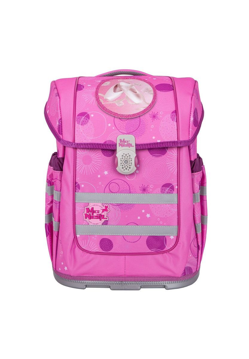 Rosa Schulranzen-Set mit Zubehör