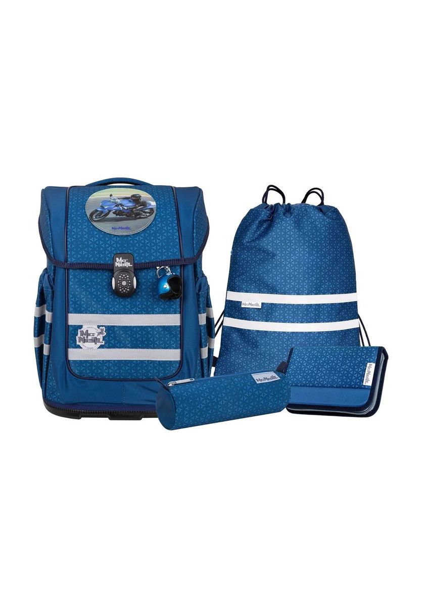 Blaues Schulranzen-Set für Kinder