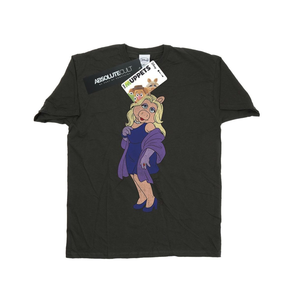 Disney - "The Muppets Classic Miss Piggy" T-Shirt für Herren (Hellgrau)