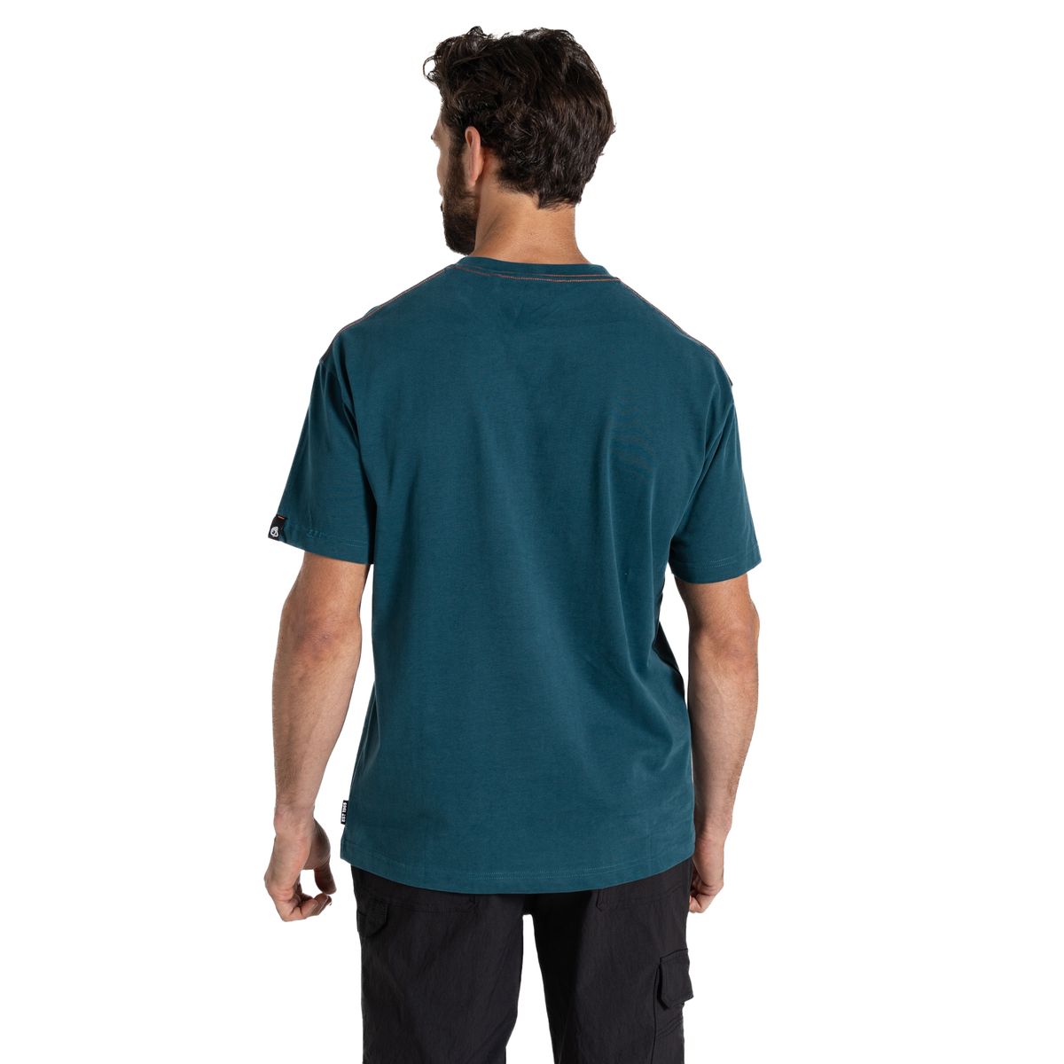 Schweres Baumwoll-T-Shirt mit Grafiklogo