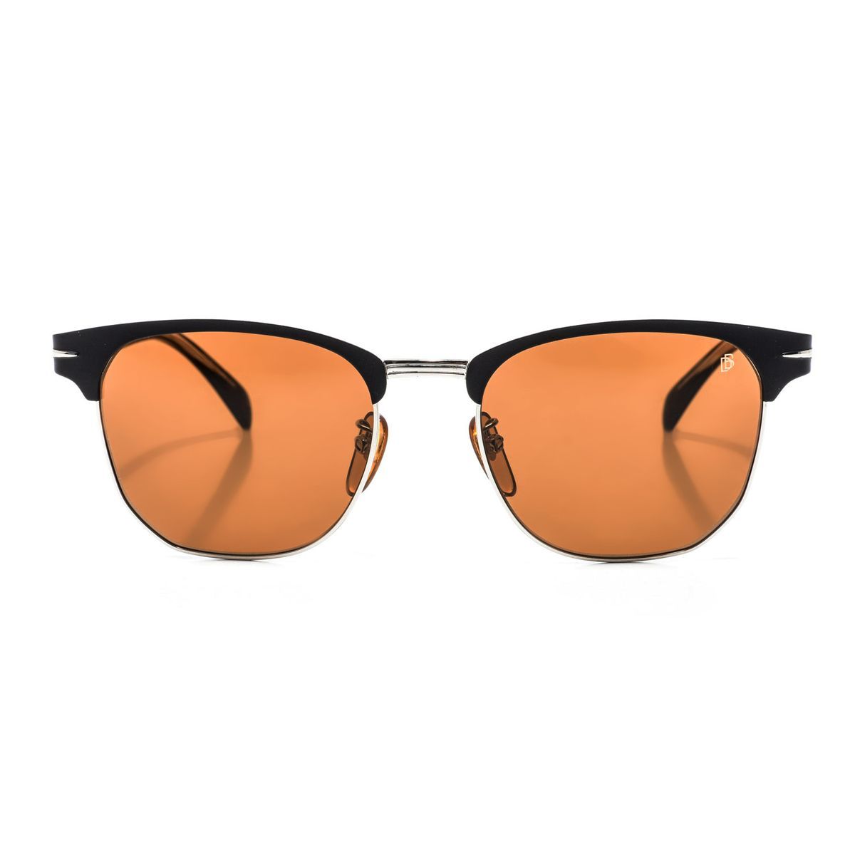 Runde Browline Sonnenbrille