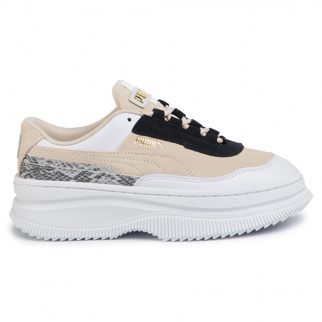 Puma Deva Reptile Womens Beige Trainer