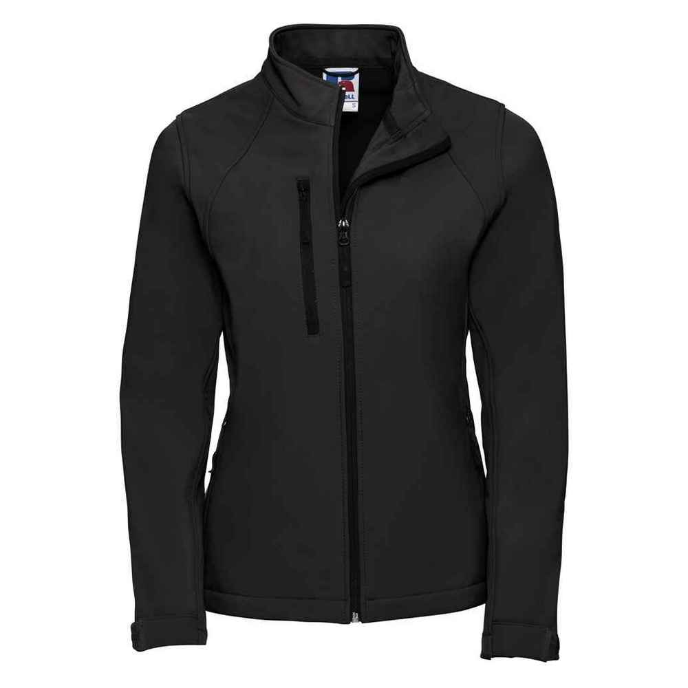 Russell - Softshelljacke 3 Lagen für Damen (Schwarz)