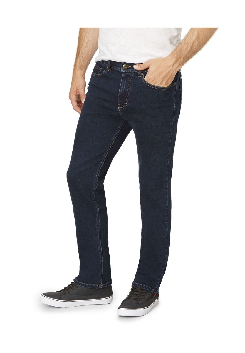 Klassische Slim Fit Jeans in dunkler Waschung