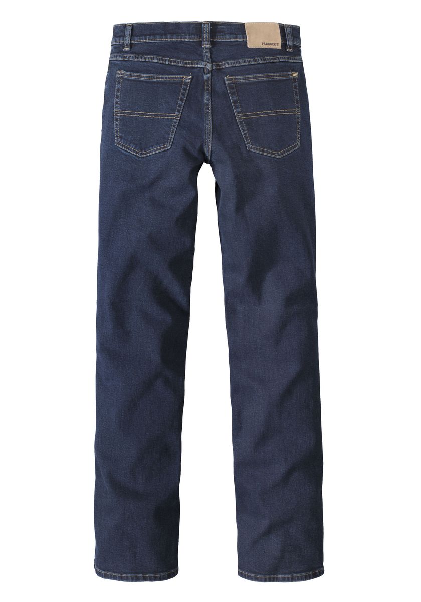 Klassische Slim Fit Jeans in dunkler Waschung