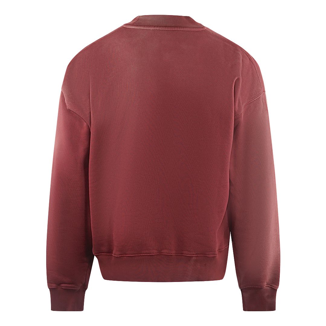 Baumwollsweatshirt mit geprägtem Logo
