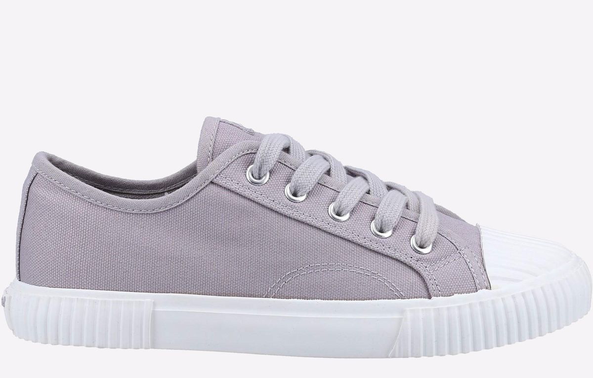 Hush Puppies Brooke Stoff Damen Graue Turnschuhe