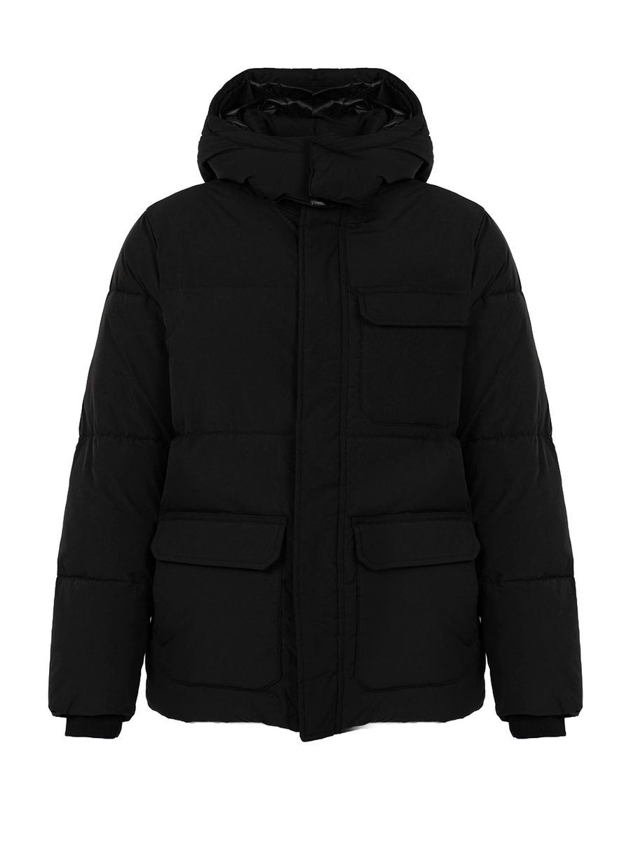 Herren Gepolsterte Pufferjacke mit Kapuze