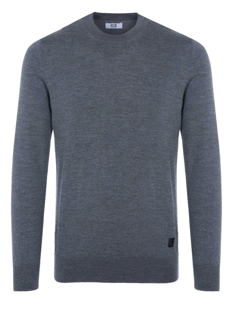 Herren Klassischer Wollstrickpullover