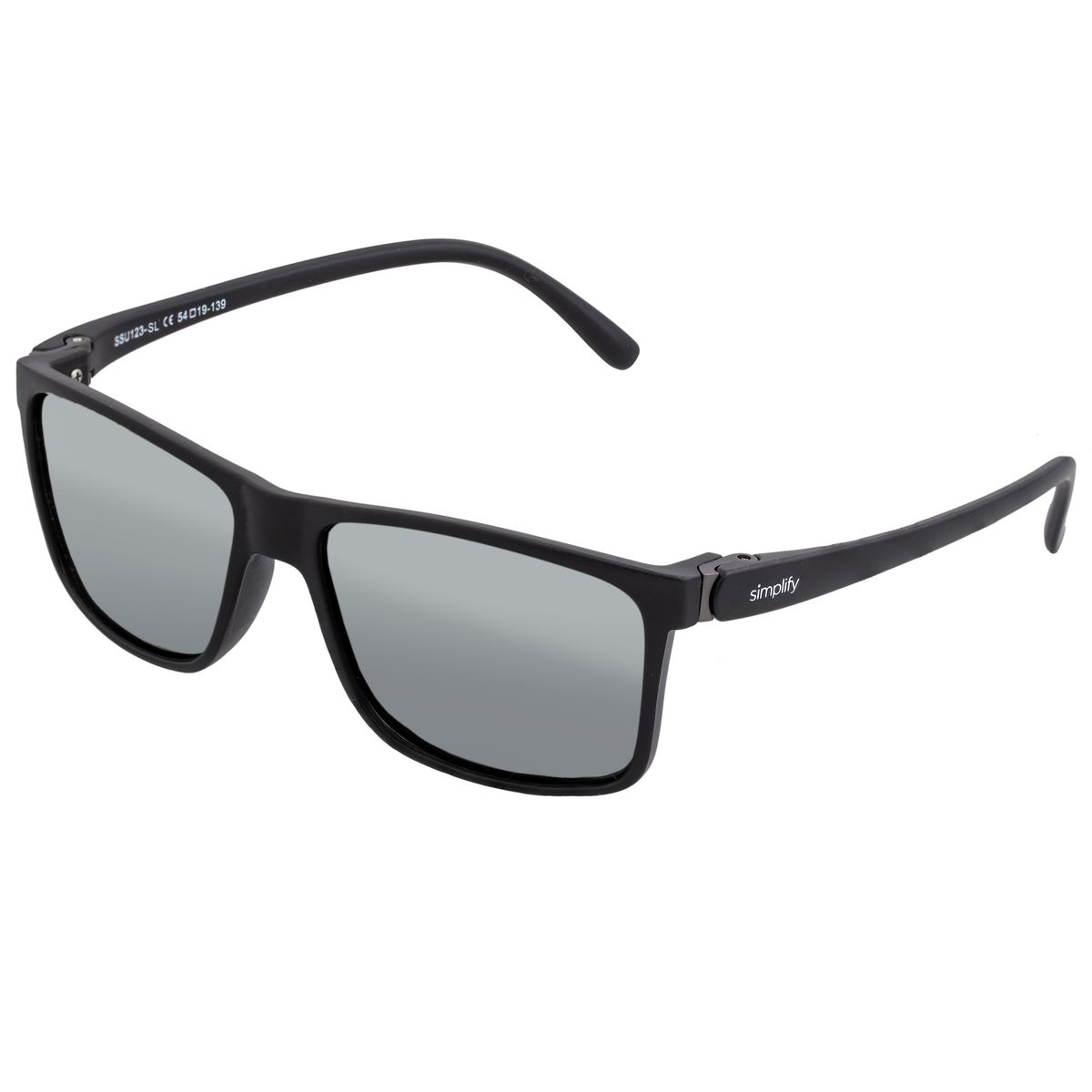 Klassische Sonnenbrille mit rechteckigem Rahmen