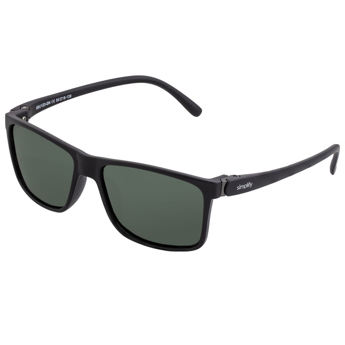 Klassische Sonnenbrille mit rechteckigem Rahmen