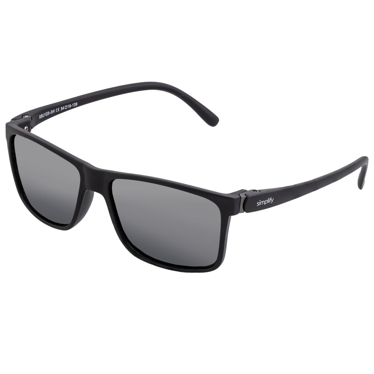 Klassische Sonnenbrille mit rechteckigem Rahmen