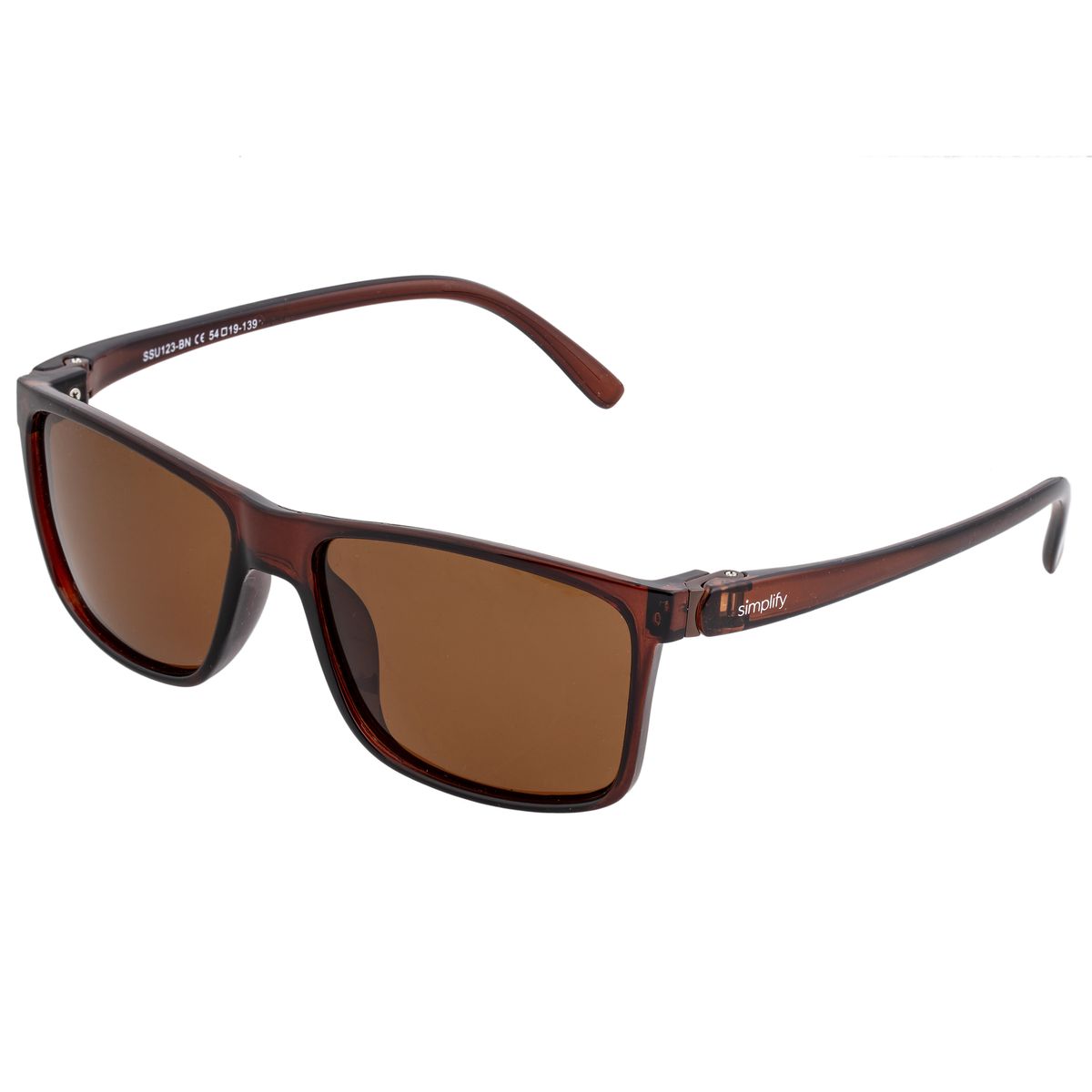Klassische Sonnenbrille mit rechteckigem Rahmen