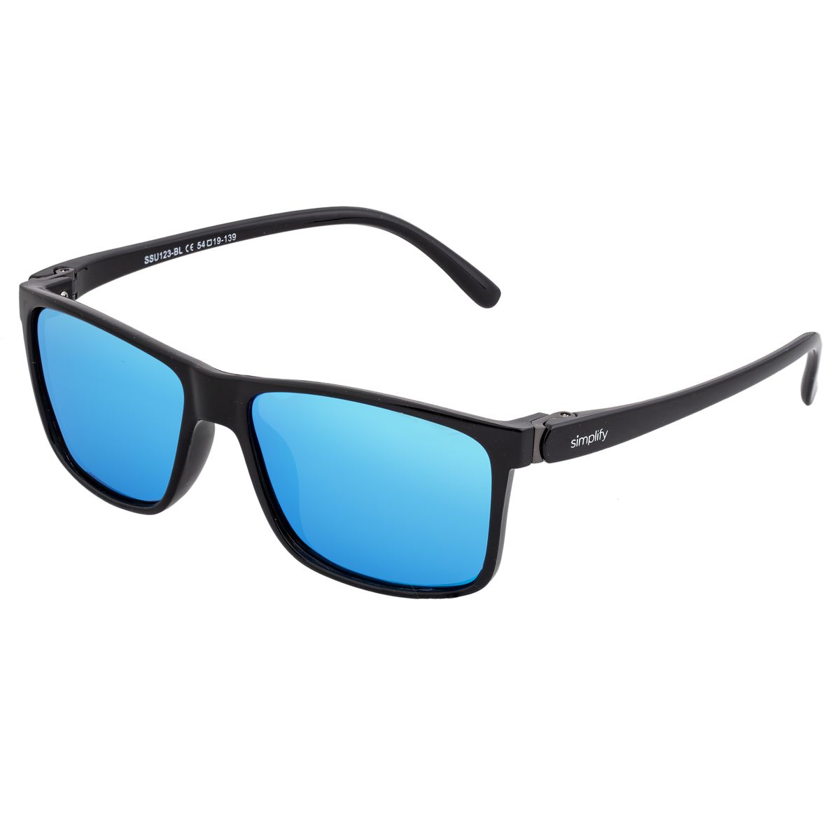 Klassische Sonnenbrille mit rechteckigem Rahmen