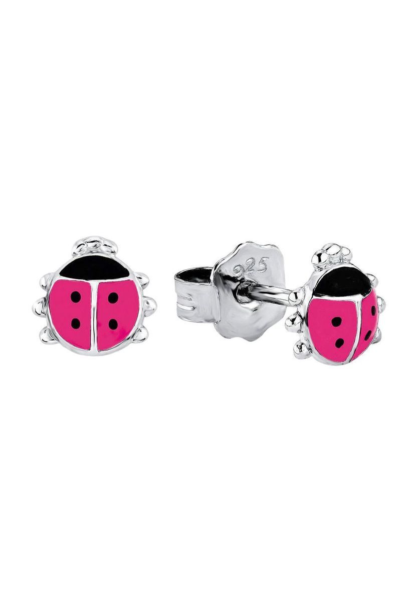 Marienkäfer Ohrstecker in Sterlingsilber